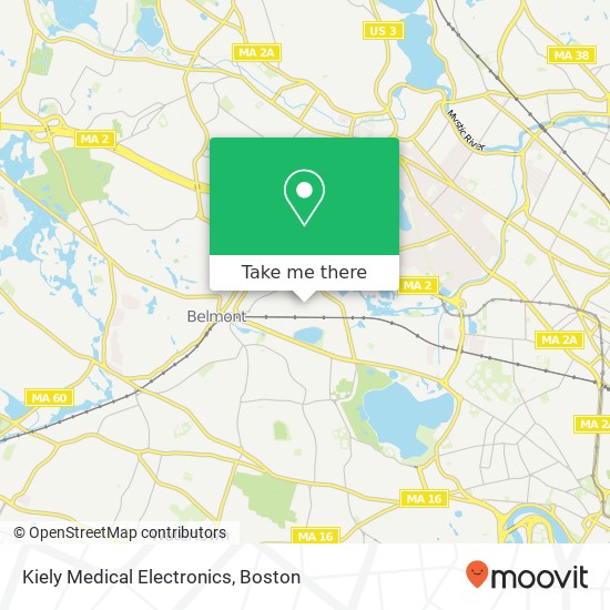 Kiely Medical Electronics map