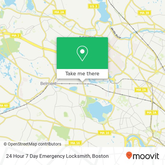 Mapa de 24 Hour 7 Day Emergency Locksmith