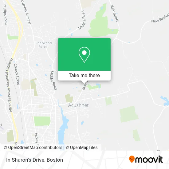 In Sharon's Drive map