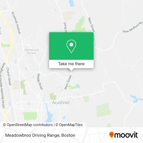 Meadowbroo Driving Range map