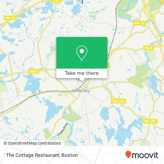 Mapa de The Cottage Restaurant