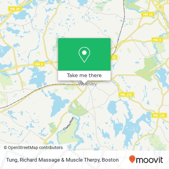 Mapa de Tung, Richard Massage & Muscle Therpy