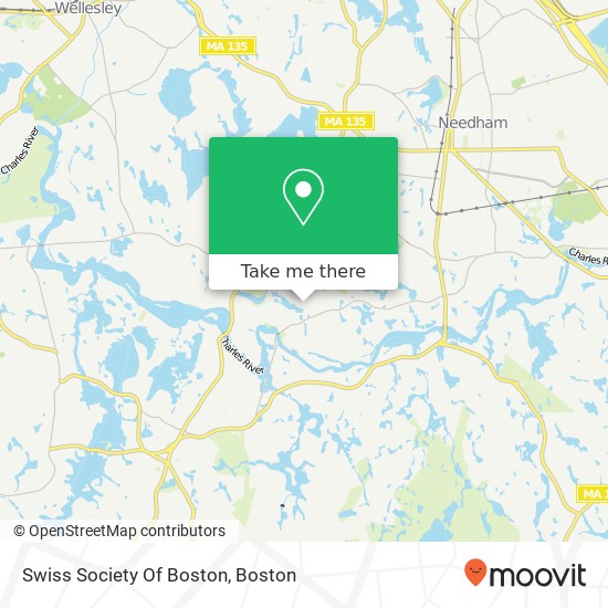 Swiss Society Of Boston map