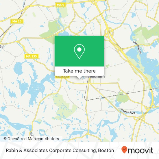 Rabin & Associates Corporate Consulting map