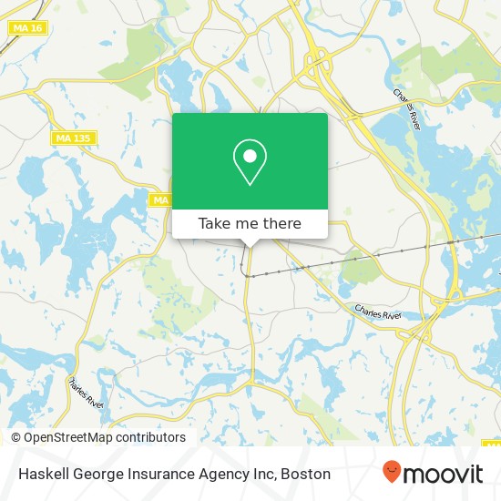 Mapa de Haskell George Insurance Agency Inc