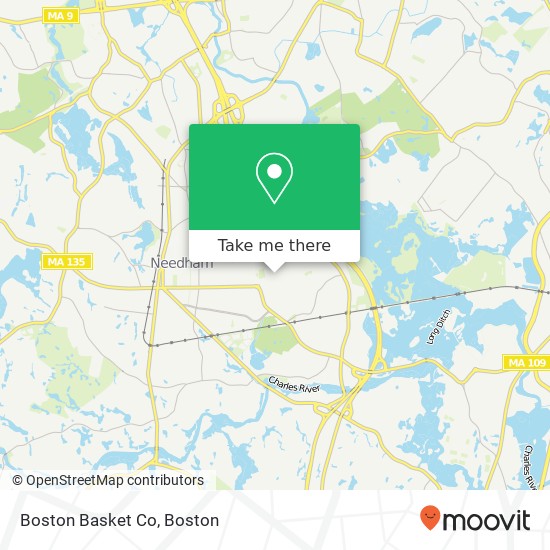 Mapa de Boston Basket Co