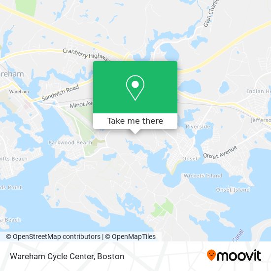 Wareham Cycle Center map