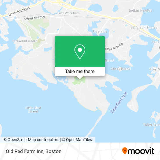 Old Red Farm Inn map