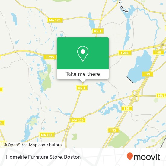 Homelife Furniture Store map