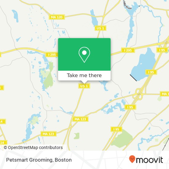 Mapa de Petsmart Grooming