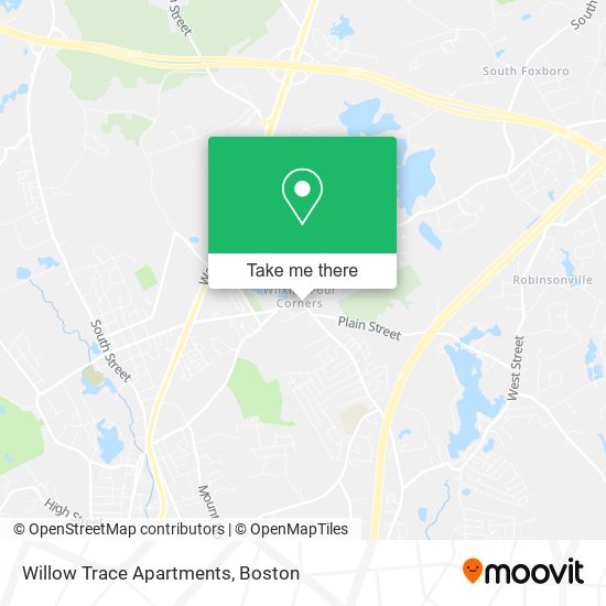 Willow Trace Apartments map