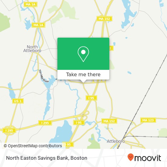 Mapa de North Easton Savings Bank