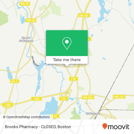 Mapa de Brooks Pharmacy - CLOSED