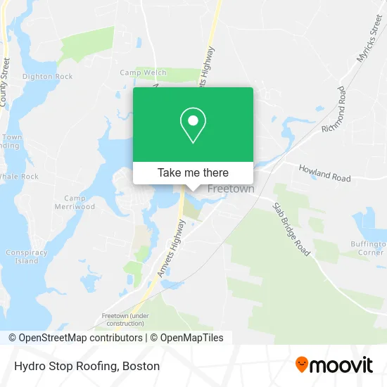 Hydro Stop Roofing map