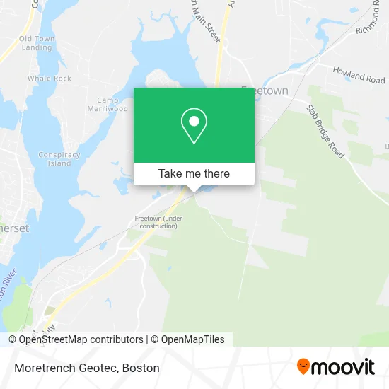Moretrench Geotec map