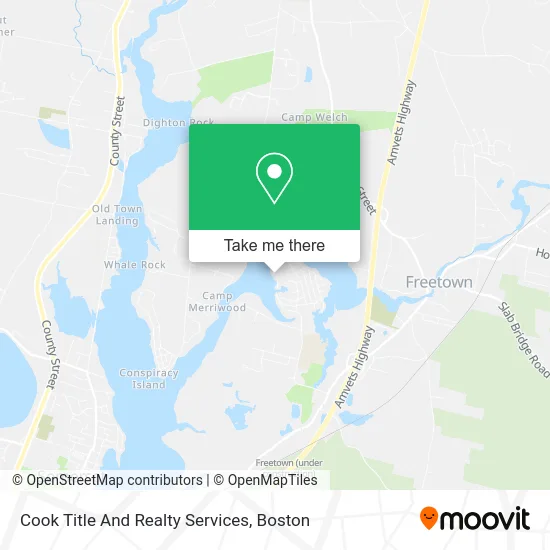 Cook Title And Realty Services map