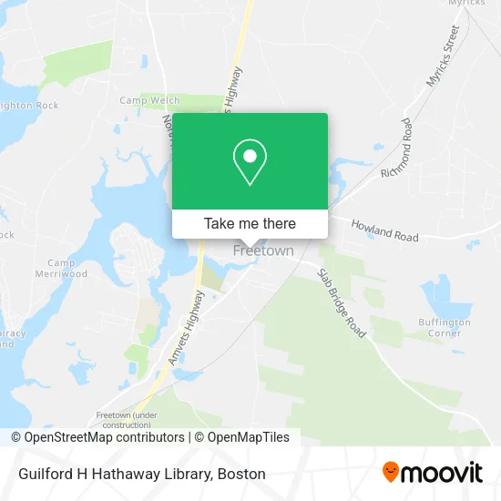 Mapa de Guilford H Hathaway Library