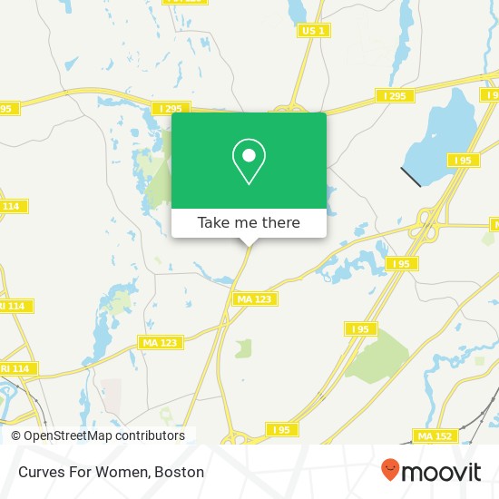 Curves For Women map