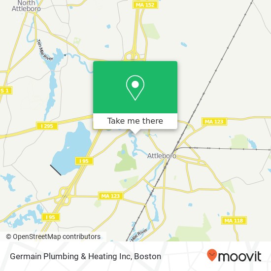 Mapa de Germain Plumbing & Heating Inc