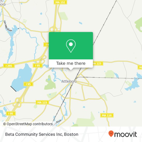 Beta Community Services Inc map