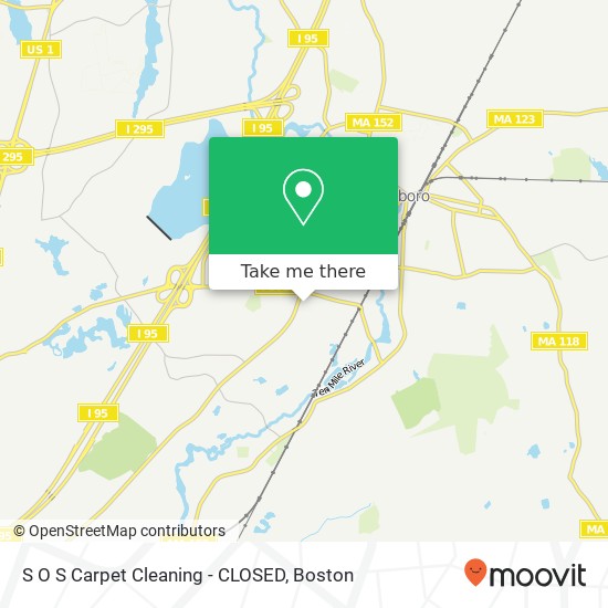 S O S Carpet Cleaning - CLOSED map