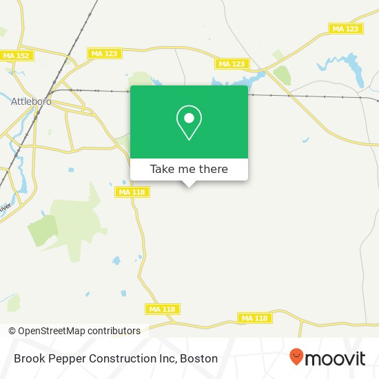 Mapa de Brook Pepper Construction Inc