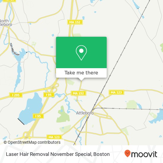 Laser Hair Removal November Special map