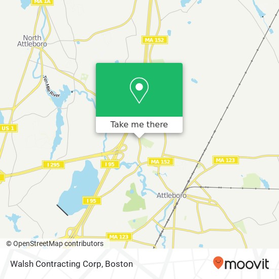 Walsh Contracting Corp map