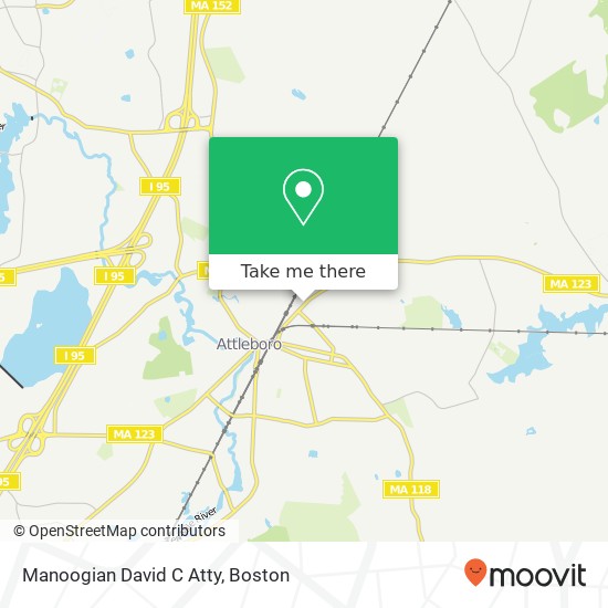 Manoogian David C Atty map