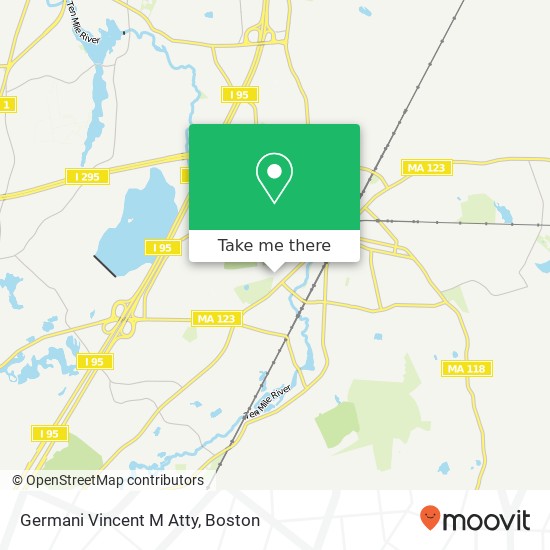 Germani Vincent M Atty map