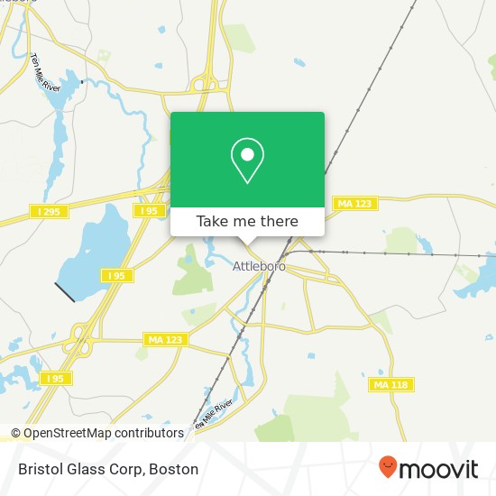 Bristol Glass Corp map