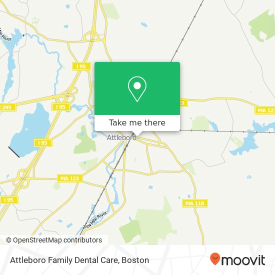 Attleboro Family Dental Care map