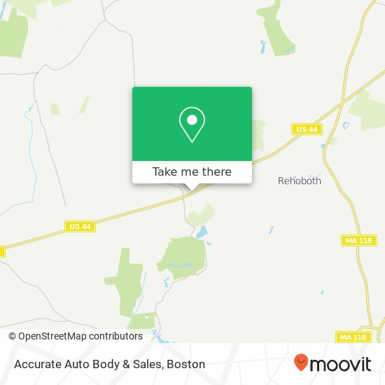 Accurate Auto Body & Sales map