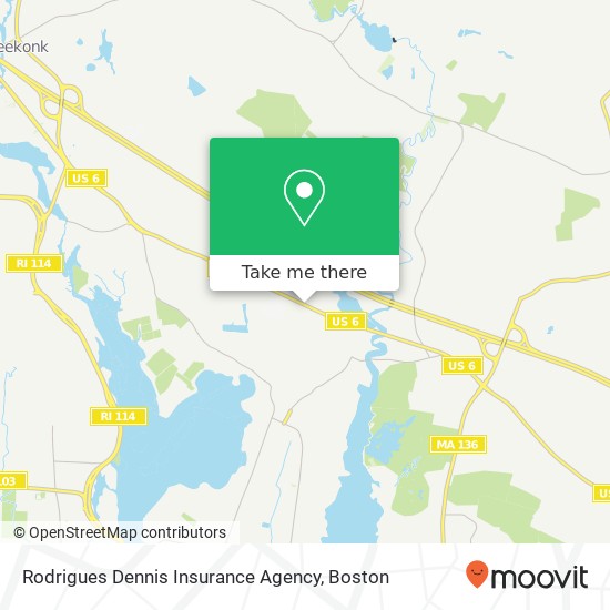 Mapa de Rodrigues Dennis Insurance Agency