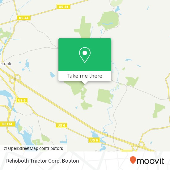 Mapa de Rehoboth Tractor Corp