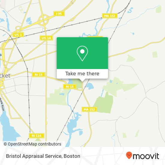 Mapa de Bristol Appraisal Service