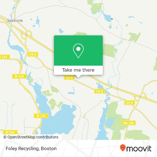 Mapa de Foley Recycling