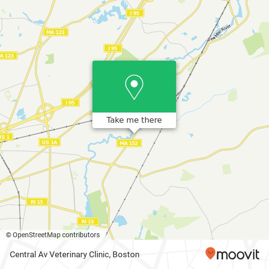 Central Av Veterinary Clinic map