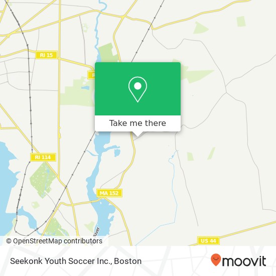 Seekonk Youth Soccer Inc. map