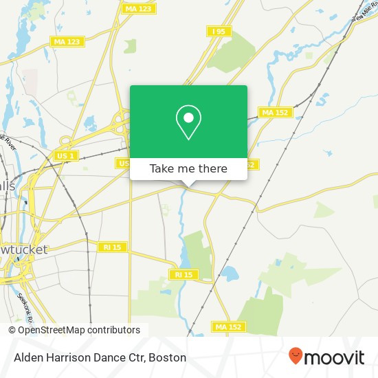 Mapa de Alden Harrison Dance Ctr