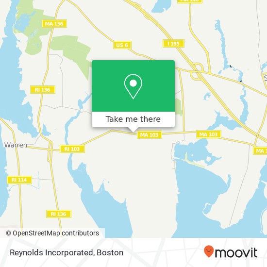 Mapa de Reynolds Incorporated