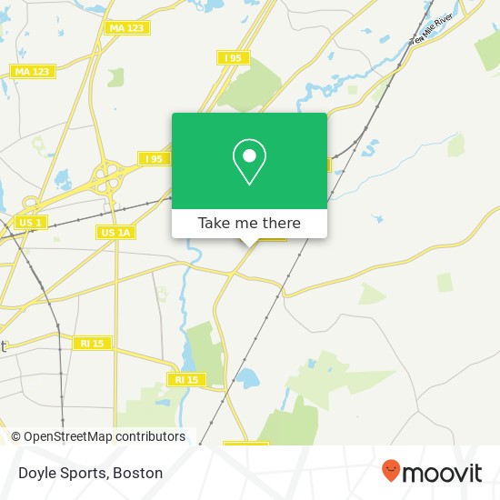 Doyle Sports map