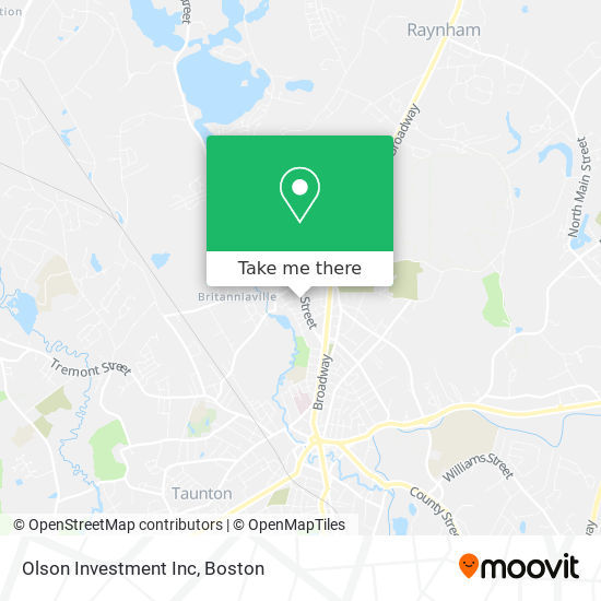 Olson Investment Inc map