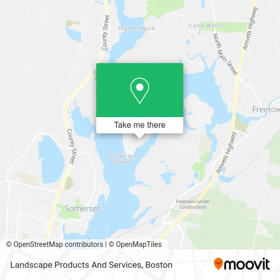 Landscape Products And Services map
