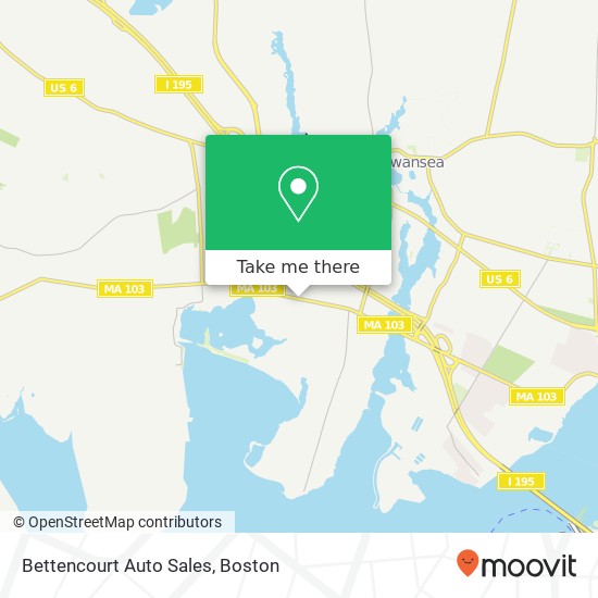 Bettencourt Auto Sales map