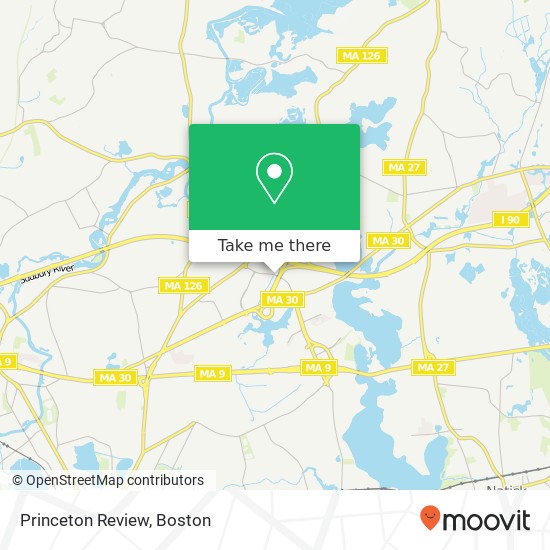 Mapa de Princeton Review