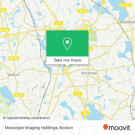 Mapa de Monotype Imaging Holdings