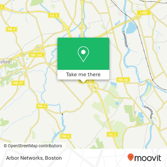 Mapa de Arbor Networks