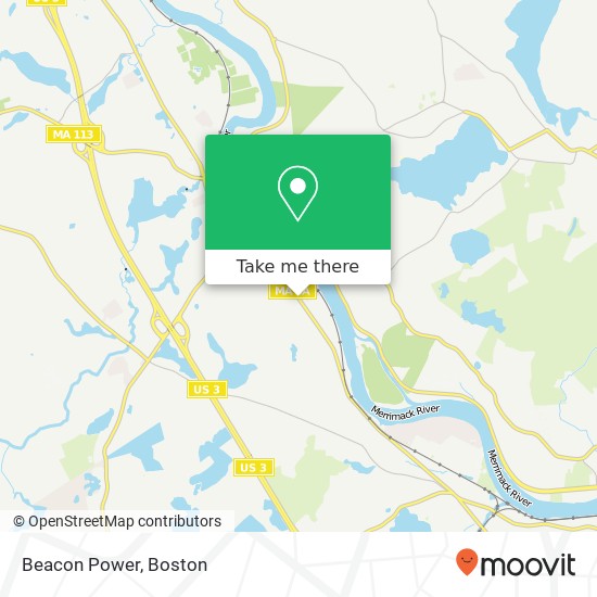 Beacon Power map