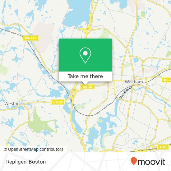 Mapa de Repligen